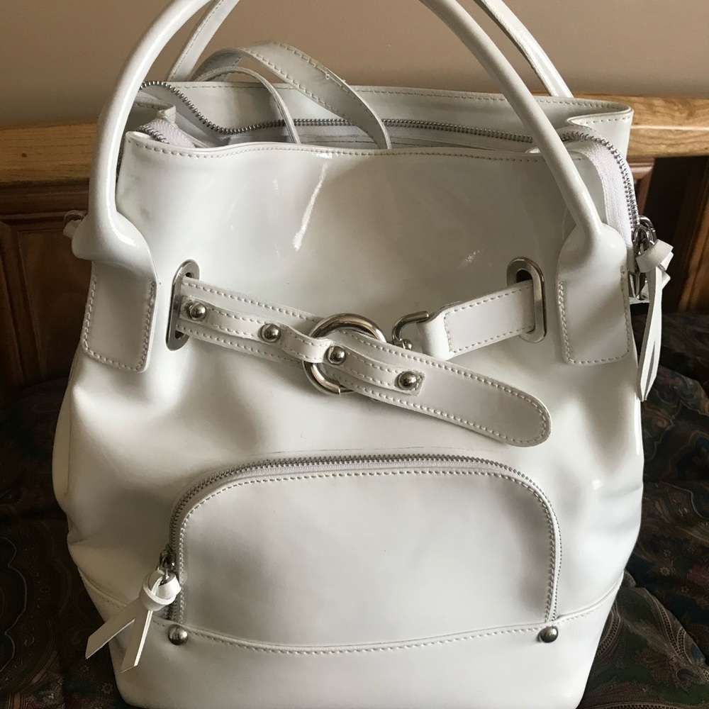 Elegant White Tote Bag